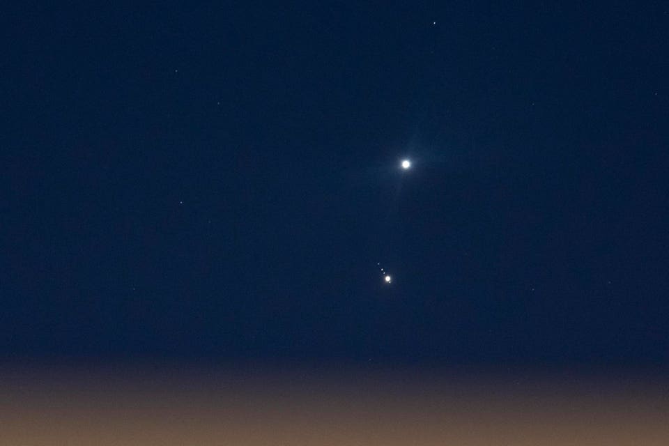 Jupiter And Venus Conjunction In The Netherlands