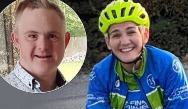 Every mile a memory as Louise cycles for brother Ronan