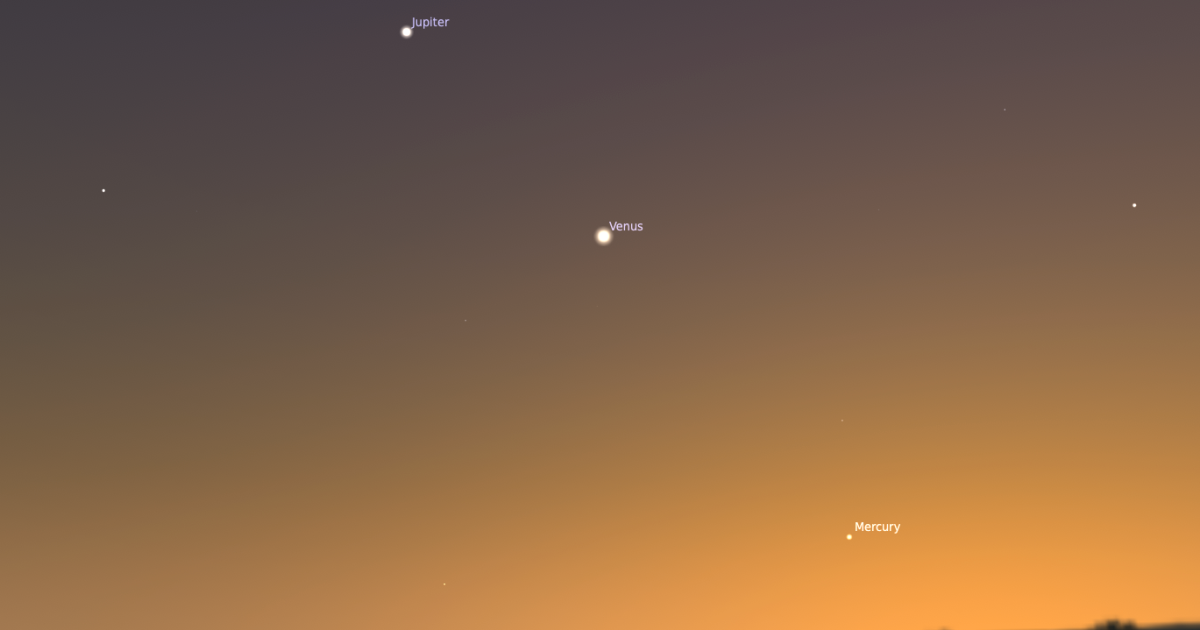The Sky Today on Monday, May 25: Three planets after sunset