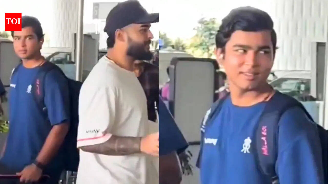 IPL 2026: Vaibhav Sooryavanshi gives captain Riyan Parag an 'awkward' stare after 'hum nahi hai film star' remark - Watch | Cricket News
