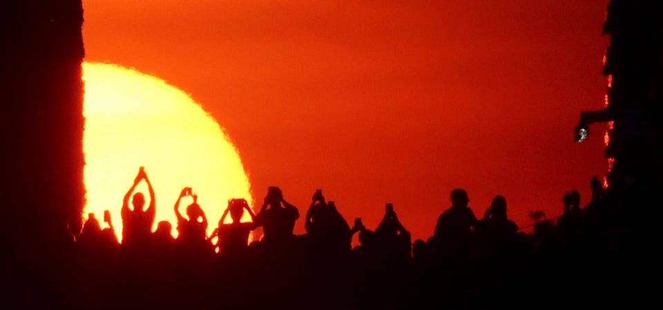Manhattanhenge in New York City