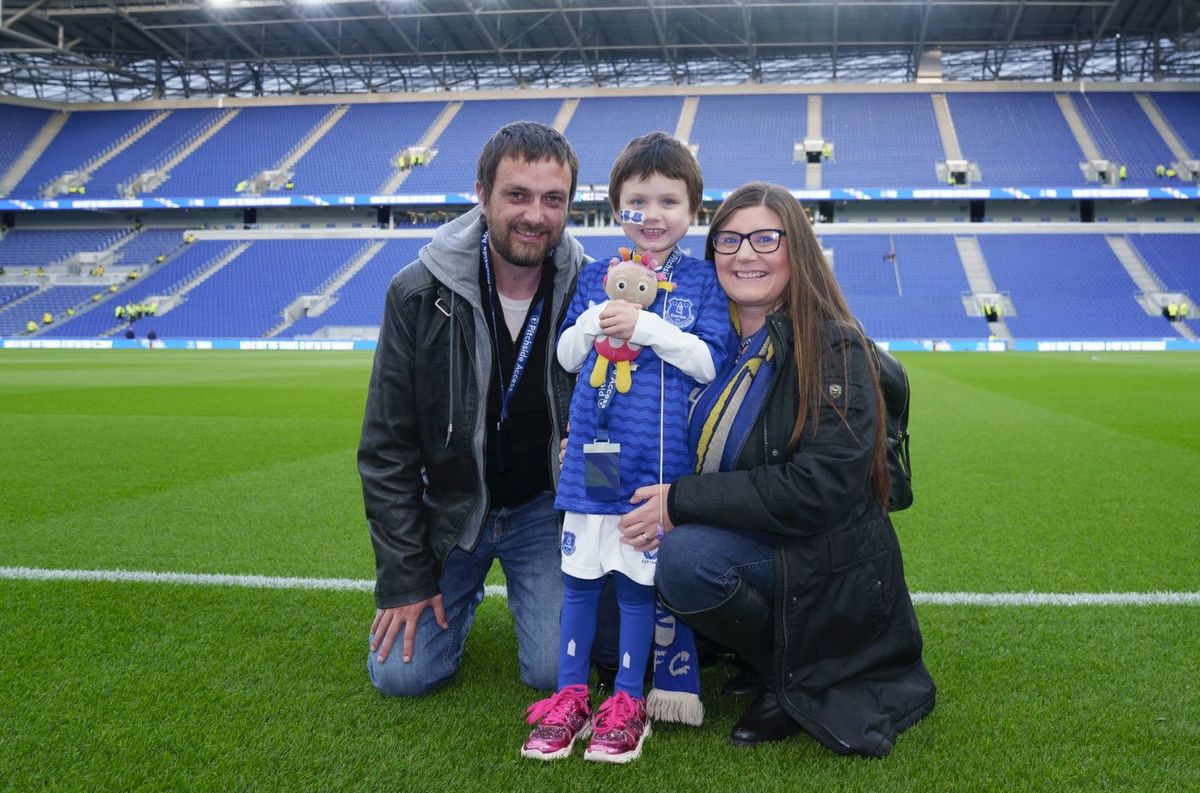 Everton FC fan Holly had the incredible opportunity of being a mascot for her team