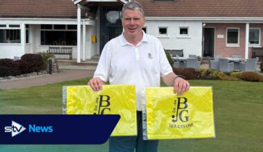Scots golfer beats odds of 67 million to one after hitting two holes in one in same round