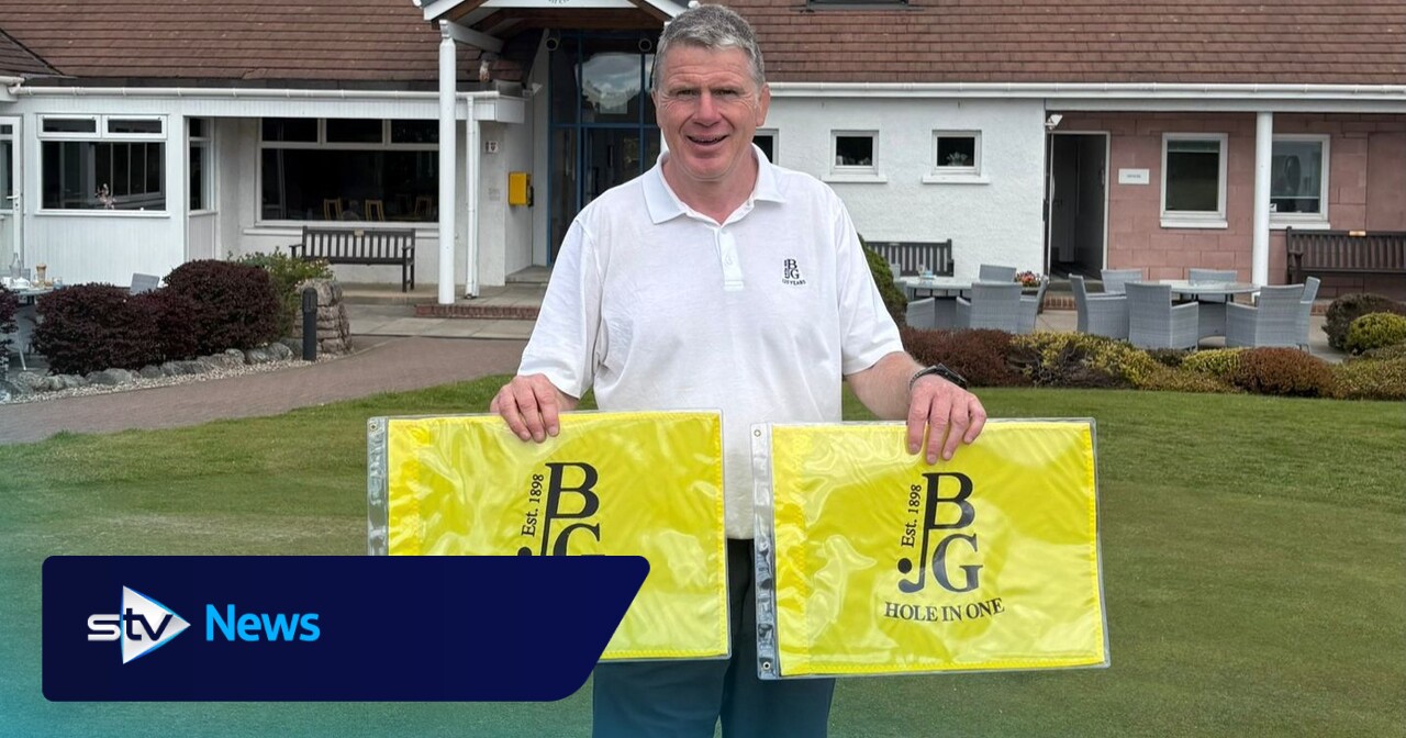 Scots golfer beats odds of 67 million to one after hitting two holes in one in same round