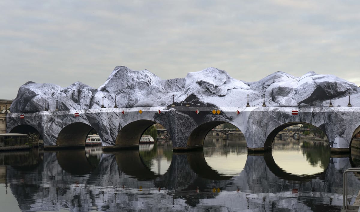 JR wraps Paris’ Pont Neuf in inflatable fabric skin in tribute to Christo and Jeanne-Claude | News
