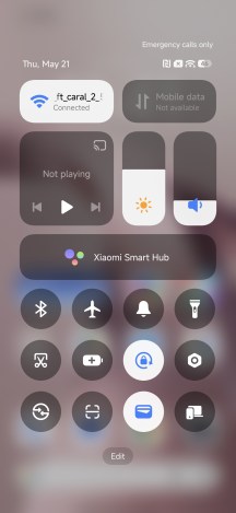 Quick toggles - Xiaomi 17T review