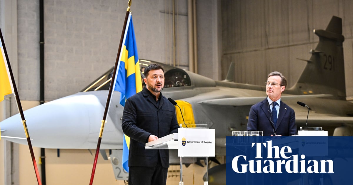 Ukraine war briefing: Gripen fighter jet deal ramps up after Zelenskyy visit to Sweden | Russia
