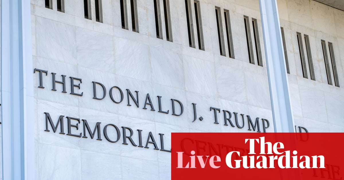 Trump says he has ‘no interest’ in Kennedy Center after judge orders his name removed from memorial – as it happened | Trump administration