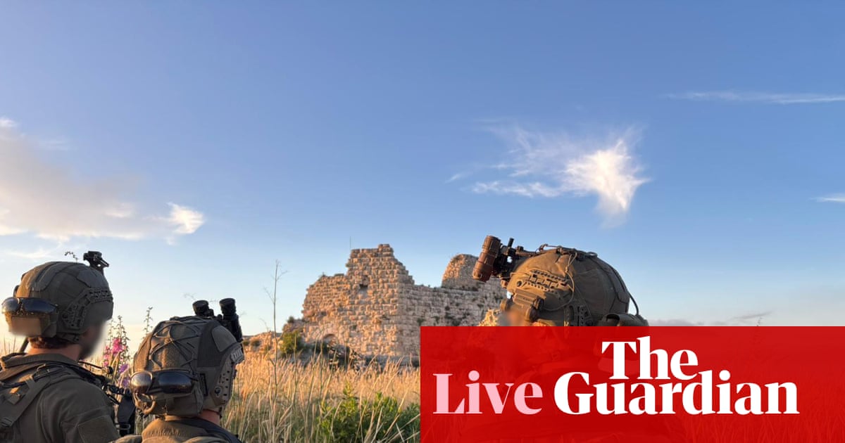 Middle East crisis live: Israeli army captures strategic castle in Lebanon in deepest incursion into country in 26 years | US-Israel war on Iran