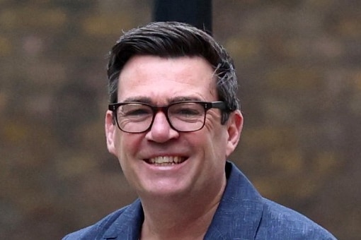 Andy Burnham smiling