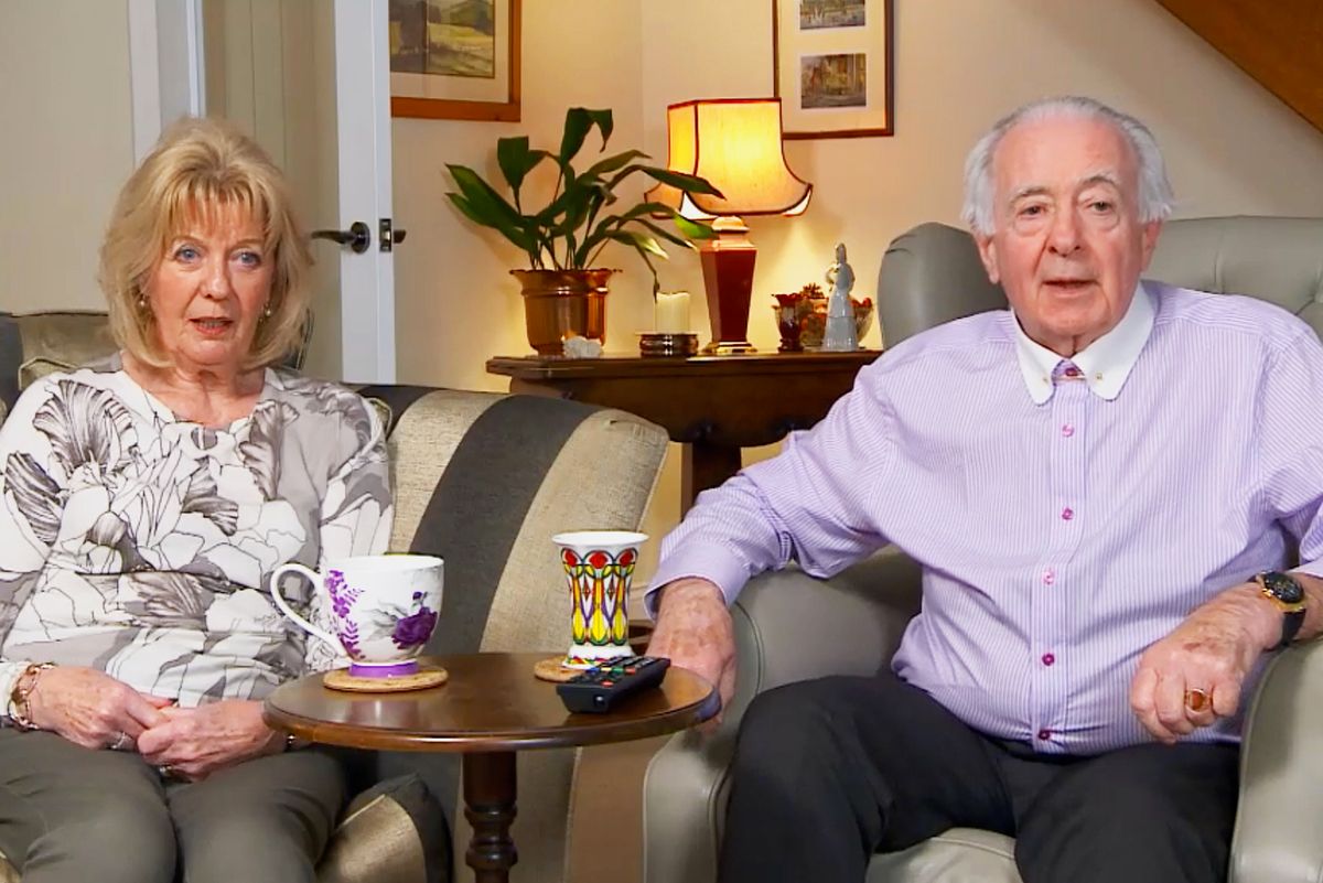 Ken Harwood and wife Anne on Gogglebox