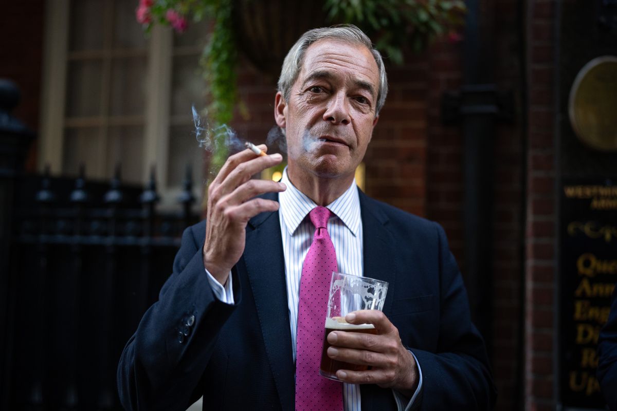 Nigel Farage was accused of plotting to rip up workers rights and send bills skyrocketing 