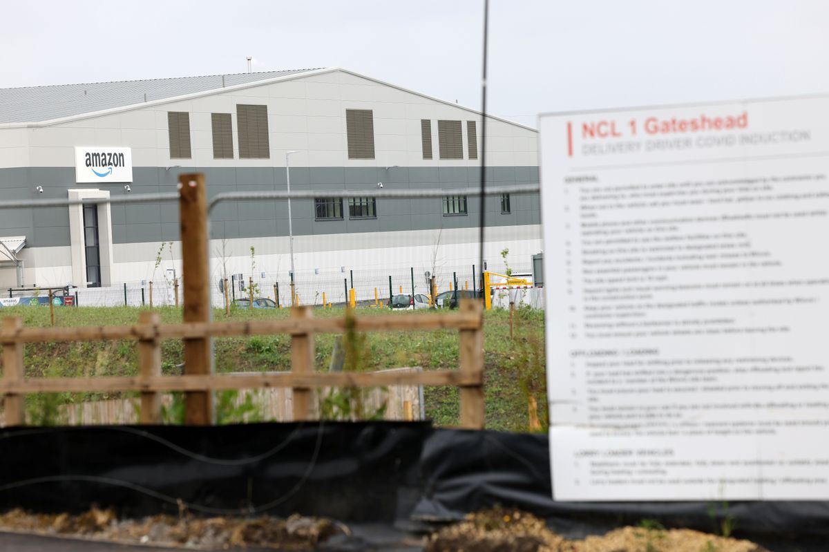 Amazon's Gateshead base