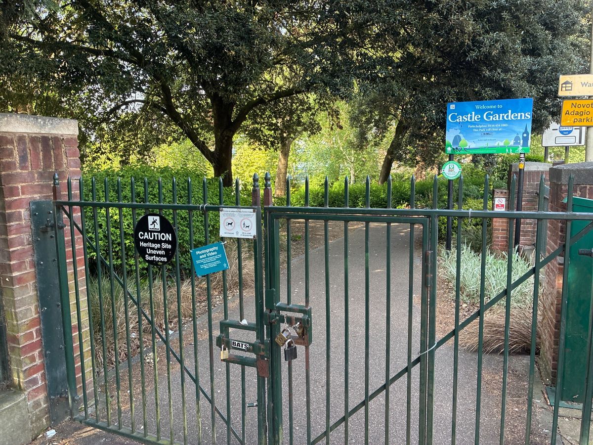 The park entrance is currently closed