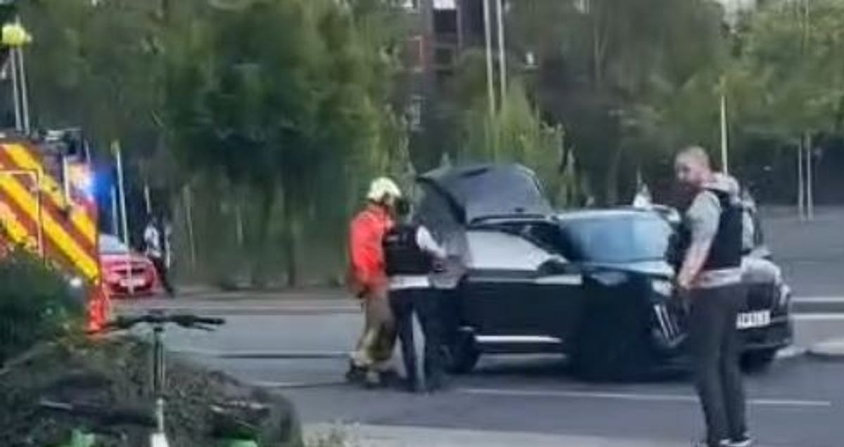 Emergency crews in attendance