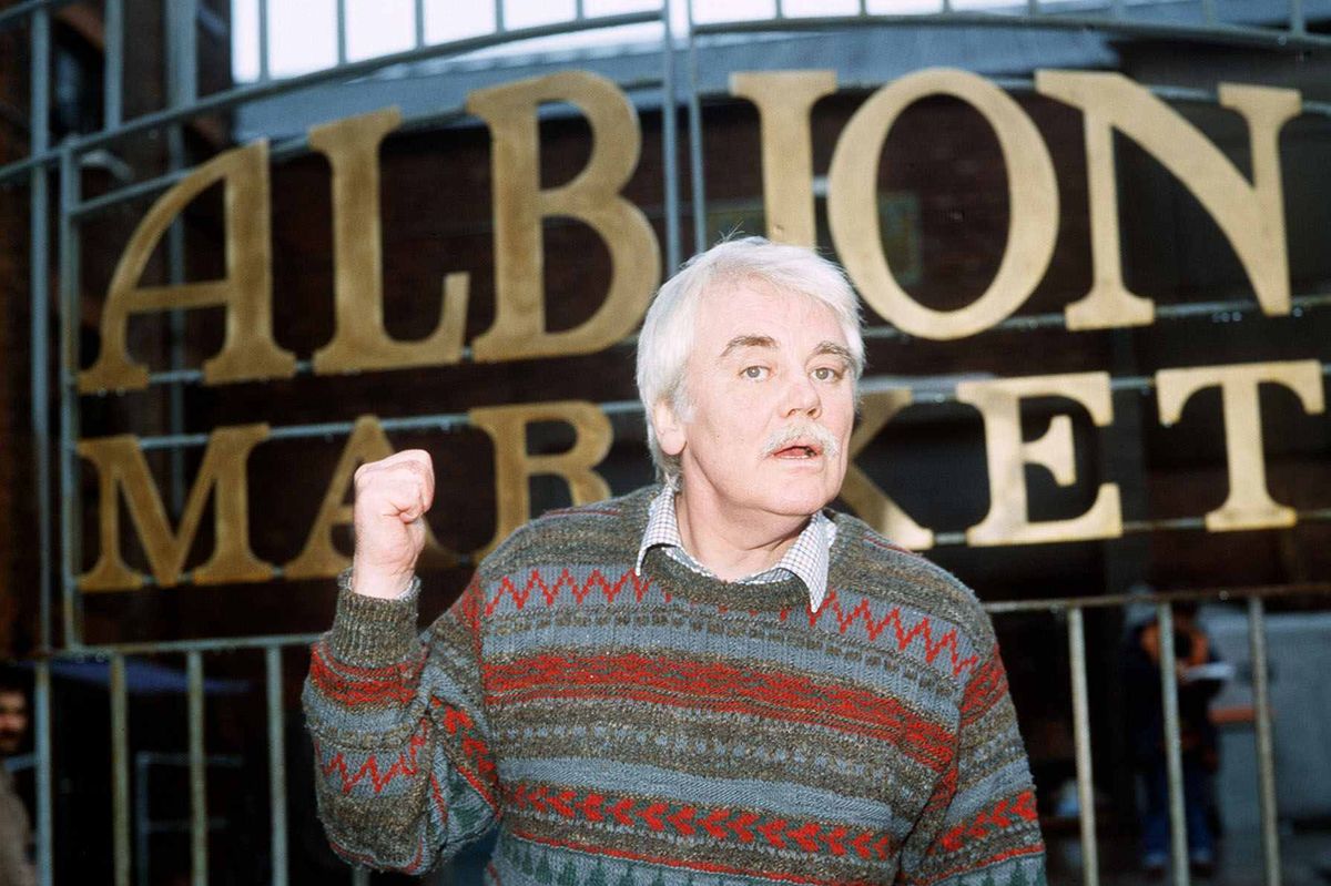 Anthony Booth played the landlord of the Waterman's Arms in ITV flop Albion Market