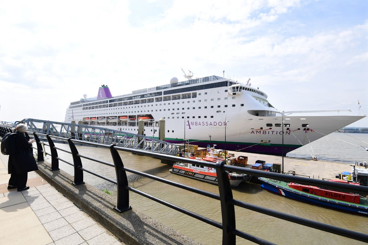 Cruise ship MS Ambition on it's visit to Liverpool