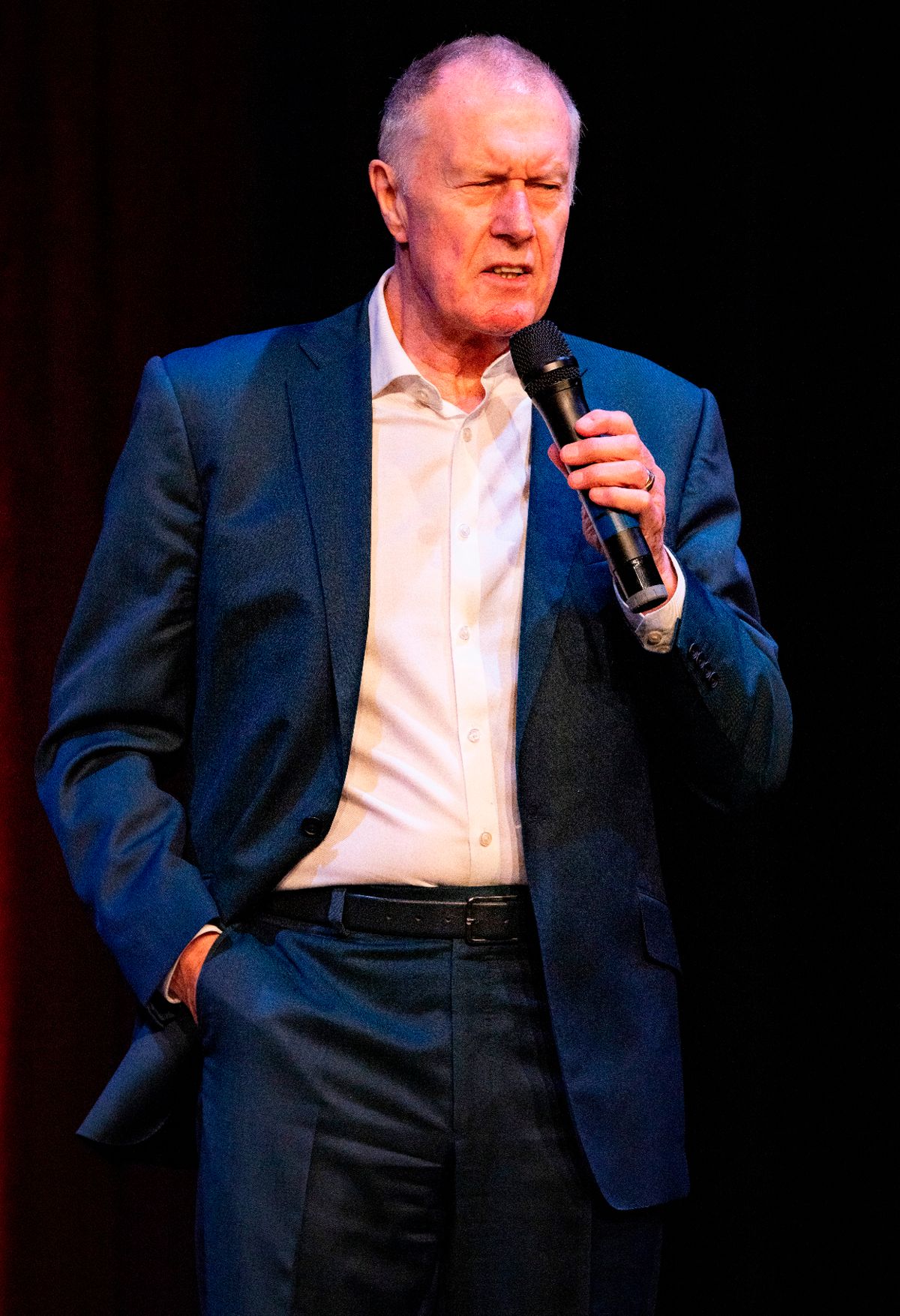 Sir Geoff on his speaking tour