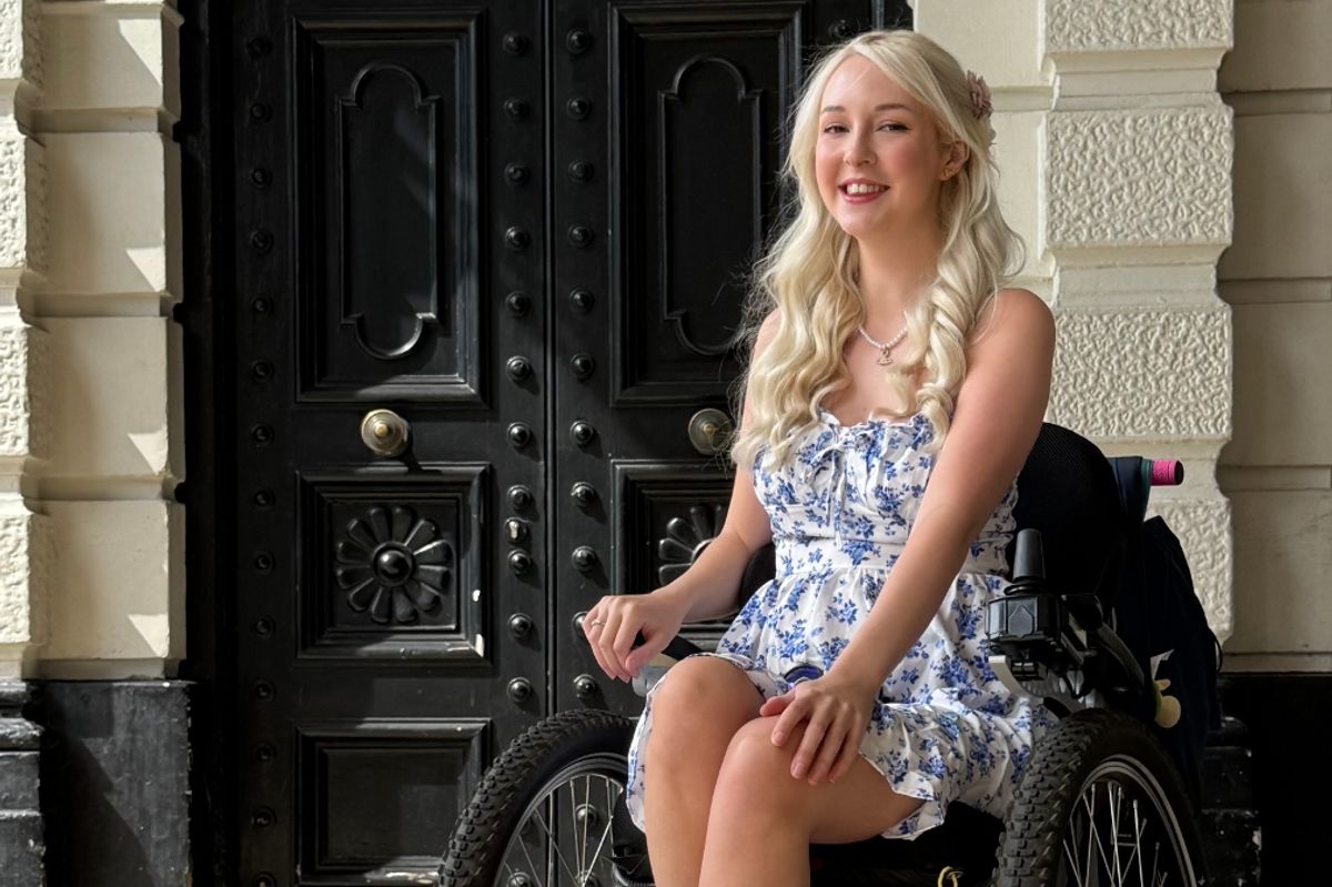 Disability campaigner Charlotte Marianne