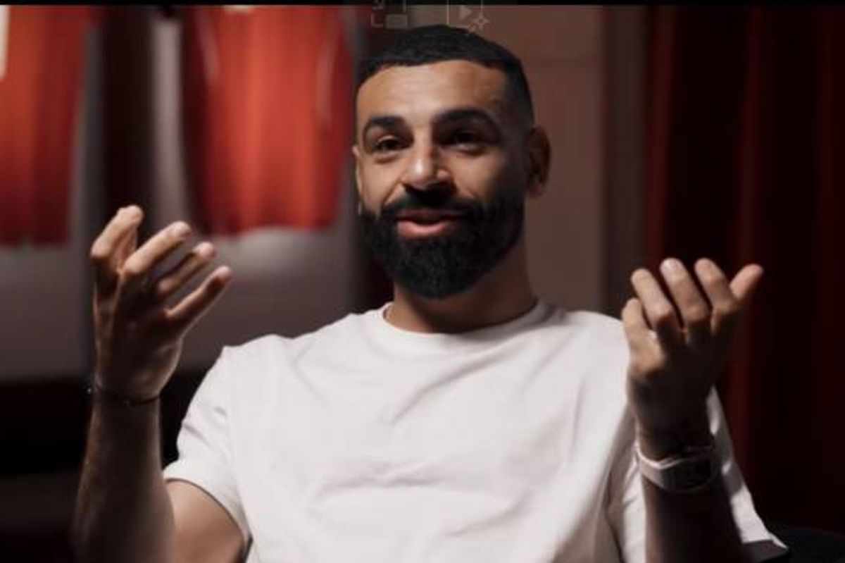 Mo Salah in an interview