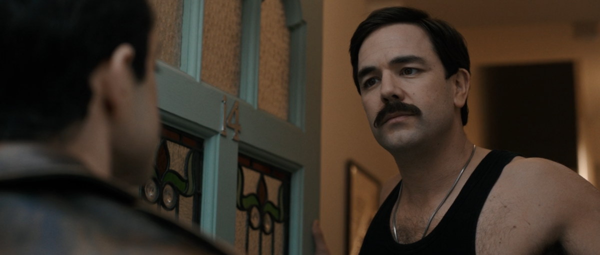 Aaron McCusker previously appeared in Bohemian Rhapsody
