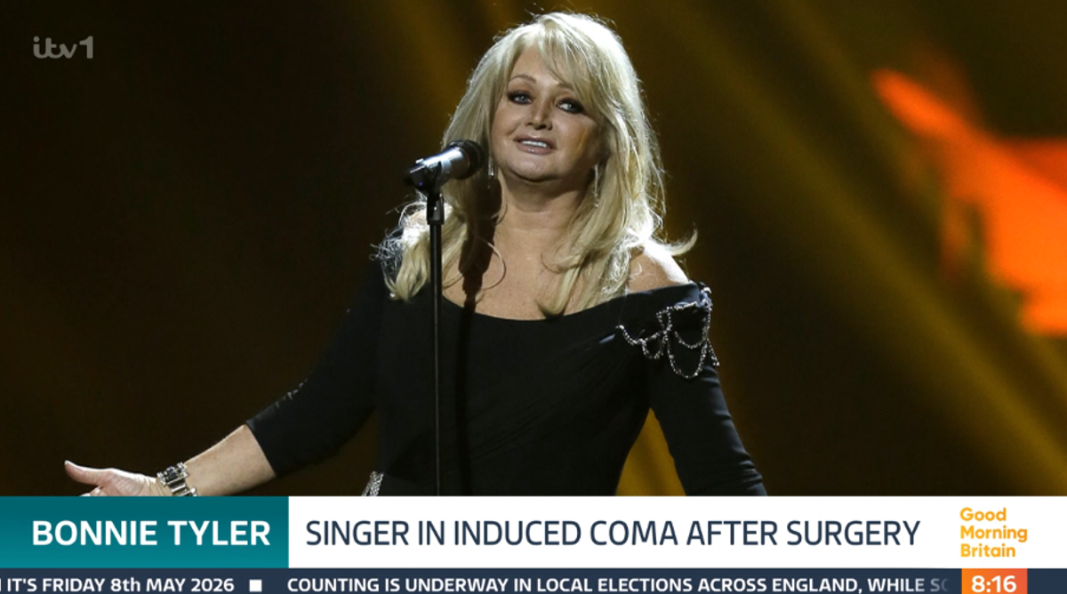 Bonnie Tyler was placed in an induced coma
