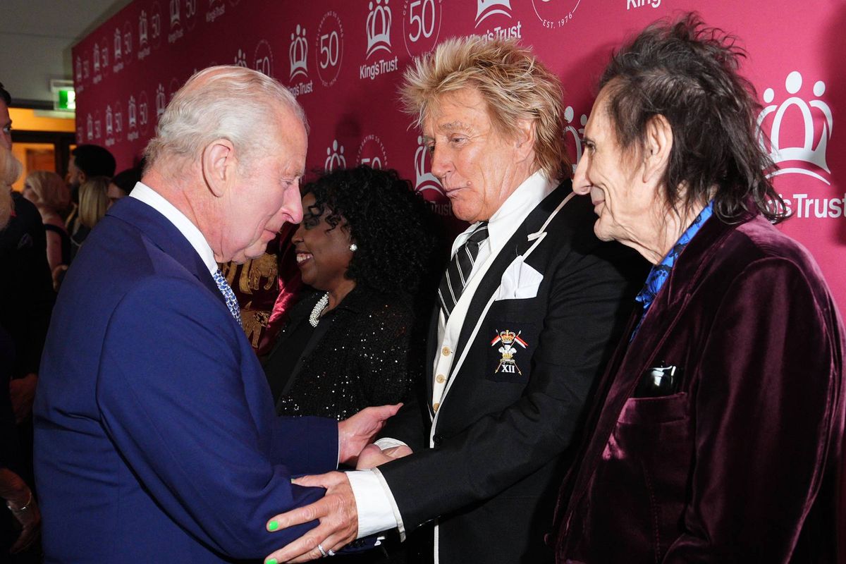Sir Rod appeared to congratulate the King for putting "that little ratbag in his place", in reference to his recent state visit to the US.During a line-up in the interval of an event celebrating the 50th anniversary of the King's Trust at the Royal Albert Hall, Sir Rod congratulated Charles on his trip to the "Americas".The singer said: "May I say, well done in the Americas. You were superb, absolutely superb, put that little ratbag in his place."