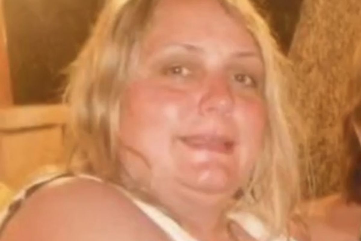 Gaynor before her weight loss