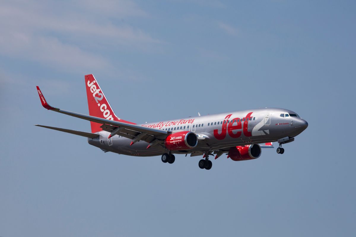 A Jet2 flight from Manchester diverted on Sunday