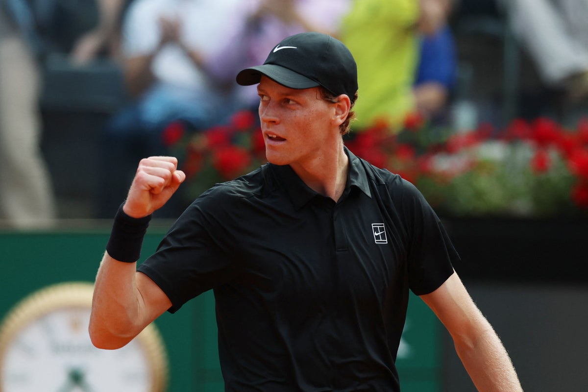 Jannik Sinner equals Novak Djokovic record as Alexander Zverev fumes over ‘worst court ever’