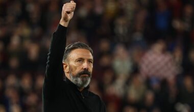 Hearts v Falkirk LIVE: Derek McInnes labels controversial penalty decision ‘disgusting’ after Celtic snatch late win