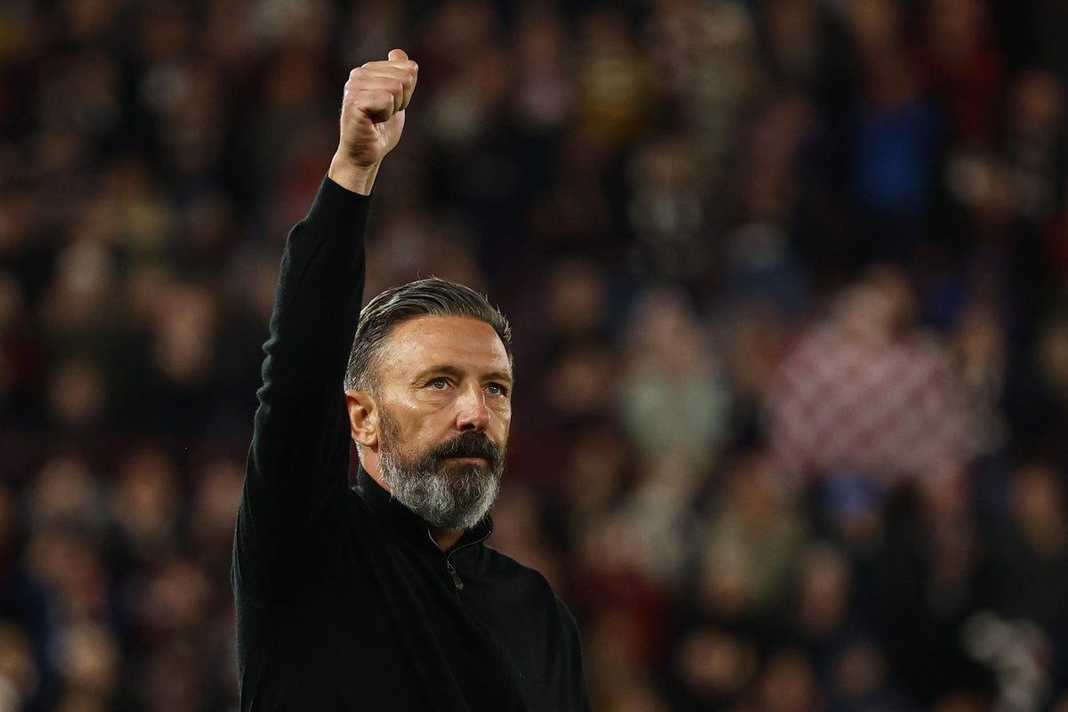 Hearts v Falkirk LIVE: Derek McInnes labels controversial penalty decision ‘disgusting’ after Celtic snatch late win
