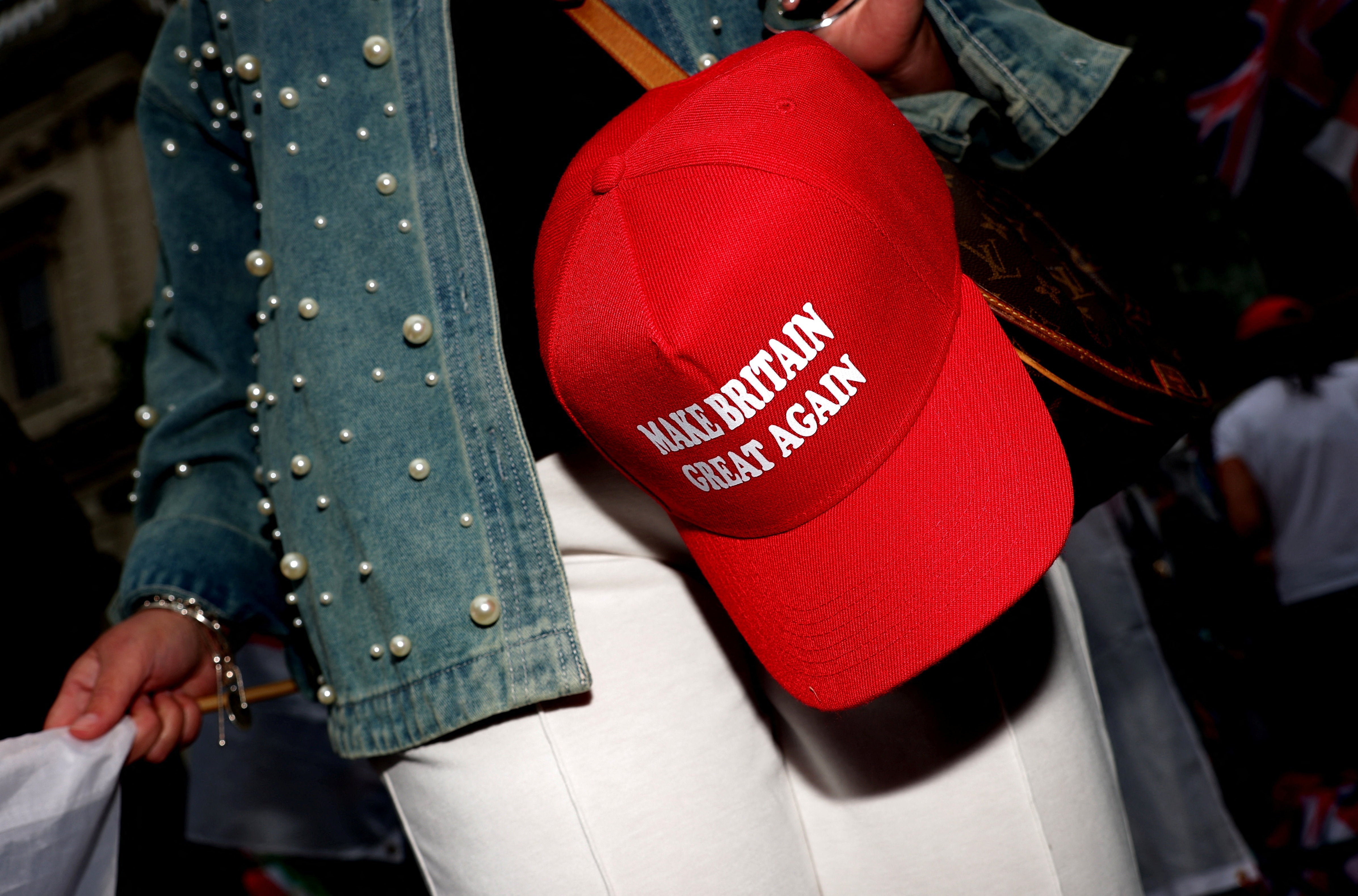 Keep calm and reminisce: many of the protestors at last week’s march want the country to return to its past ‘glory’