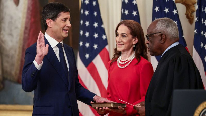 Kevin Warsh sworn in as Fed chair at pivotal moment for US economy