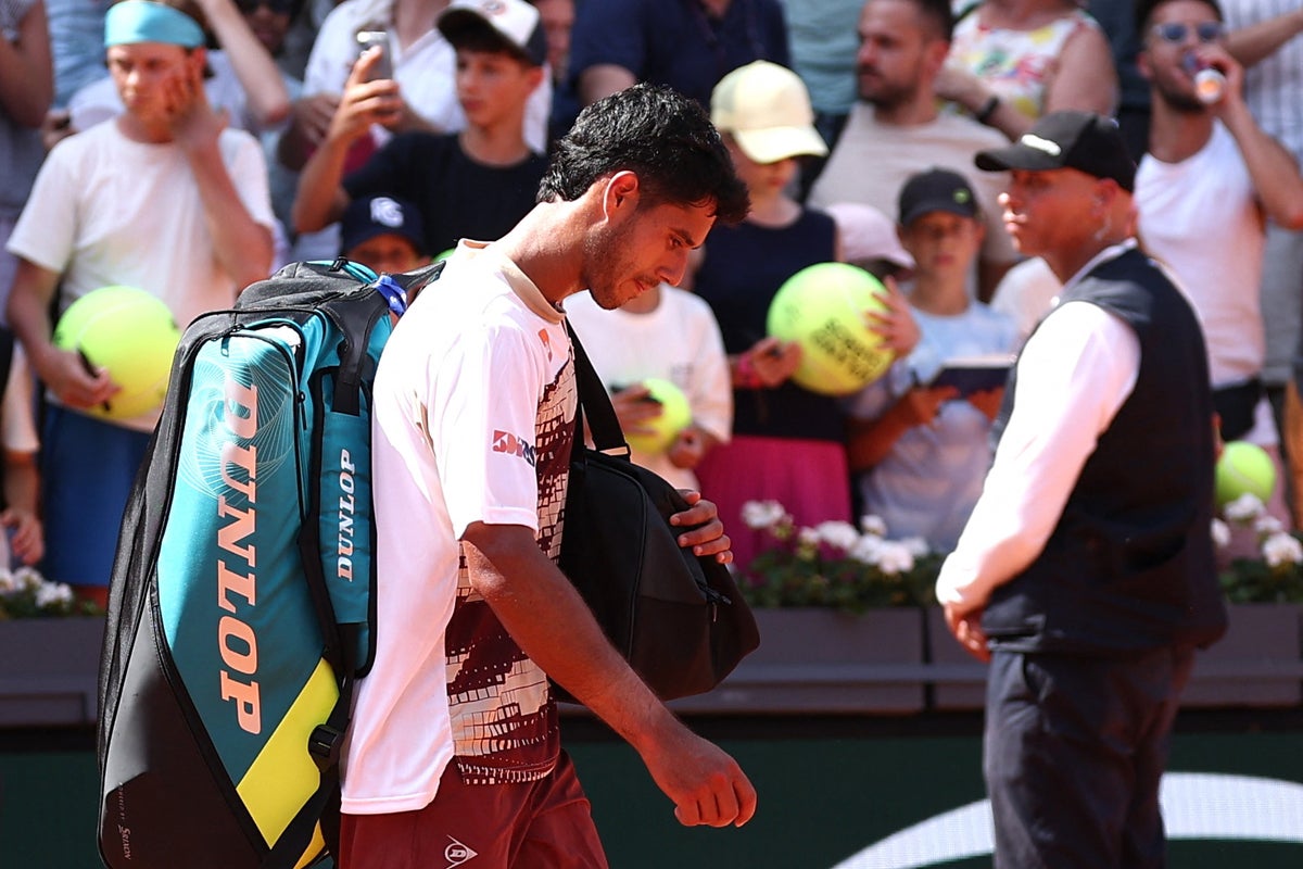 French Open player who made ‘sexist remarks’ about umpire set for ‘significant sanction’ - The Independent