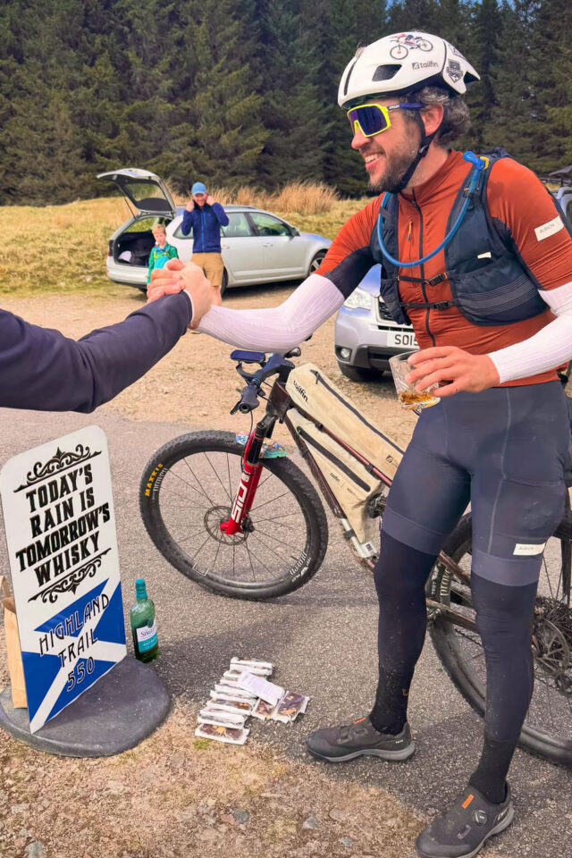 justinas 2026 highland trail 550 winner