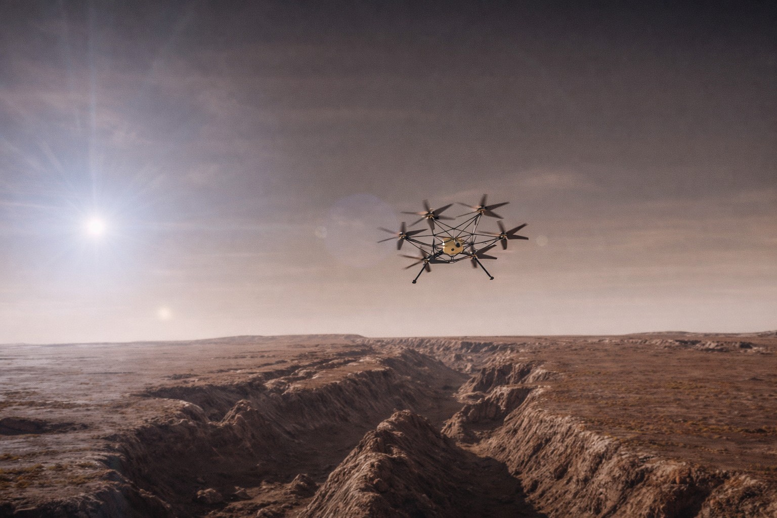 SkyFall helicopter for Mars breaks the sound barrier