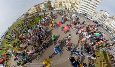 Hove Kidical Mass event draws hundreds for cycling safety