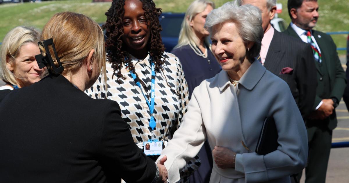 Duchess of Gloucester opens facility at hospital on the Isle of Wight