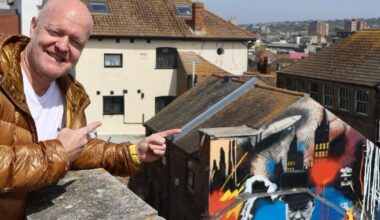 Eastenders star showcases art exhibition in Brighton