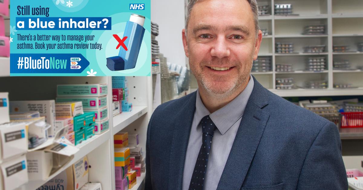 North East patients urged to move from 'blue to new' inhalers