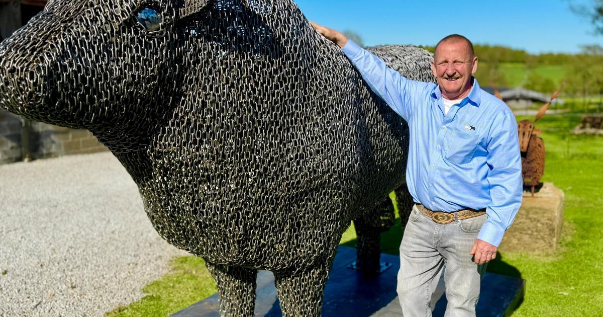 Winston farmer’s giant chain bull to visit Clarkson's Diddly Squat