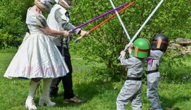 Sci-fi couple's Star Wars Day themed wedding in Basingstoke