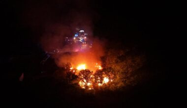 Updates as fire destroys barns following 'explosions' - The Argus