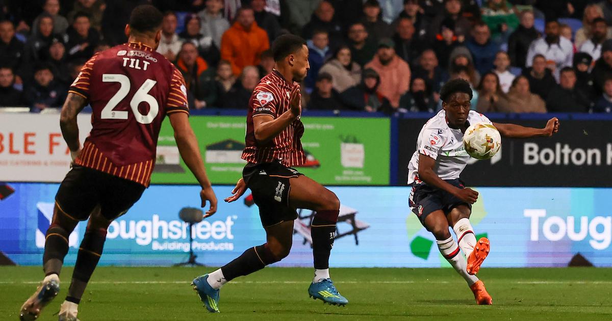 Bolton Wanderers 1-0 Bradford City - Full time match report