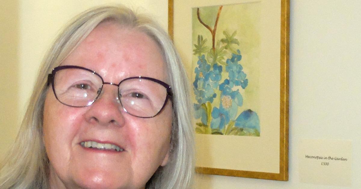 Peebles: Geraldine Davey's Floral Watercolours at Dawyck