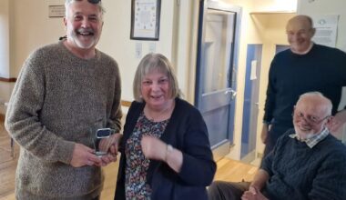 Overton Photographic Club presents season end trophies