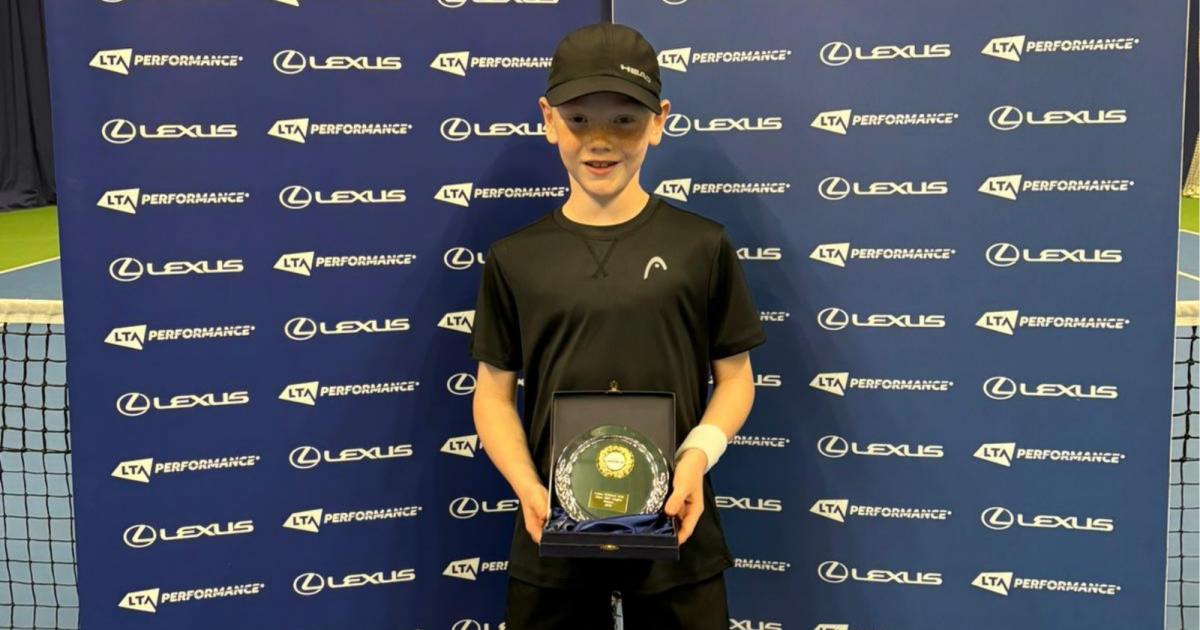 Ipswich tennis star Freddie Sutton crowned UK's number one
