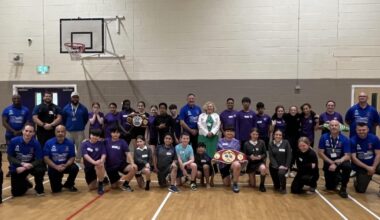 Gwent's PCC supports school boxing scheme in Newport