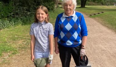 Golfers with 77-year gap drawn at competition near Ipswich